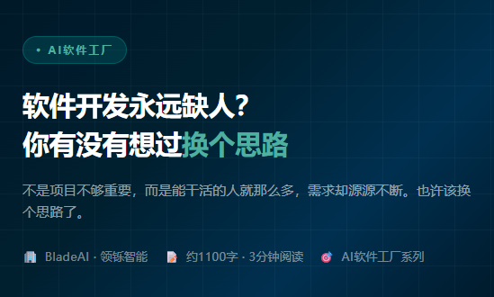 软件开发资源短缺开篇图