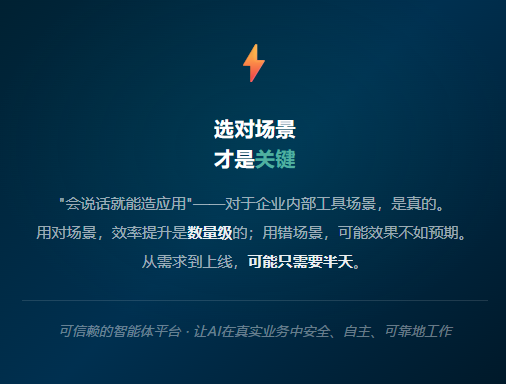 选对场景才是关键